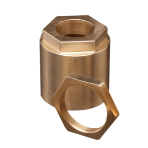 Replacement bronze locking nuts and packing nuts