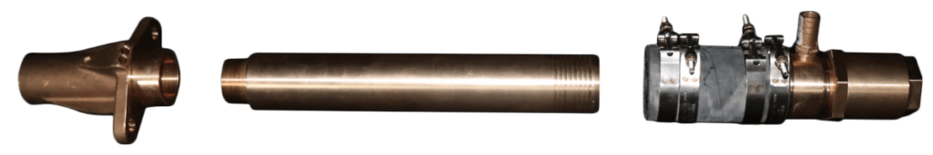 bronze shaft tube assembly